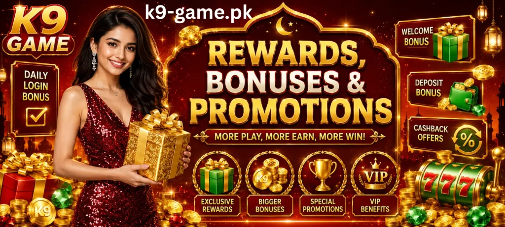 K9 Game Rewards and Promotions